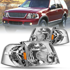 VehicleAid Headlights For 2002-2005 Ford Explorer