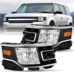 VehicleAid Headlights For 2013-2019 Ford Flex