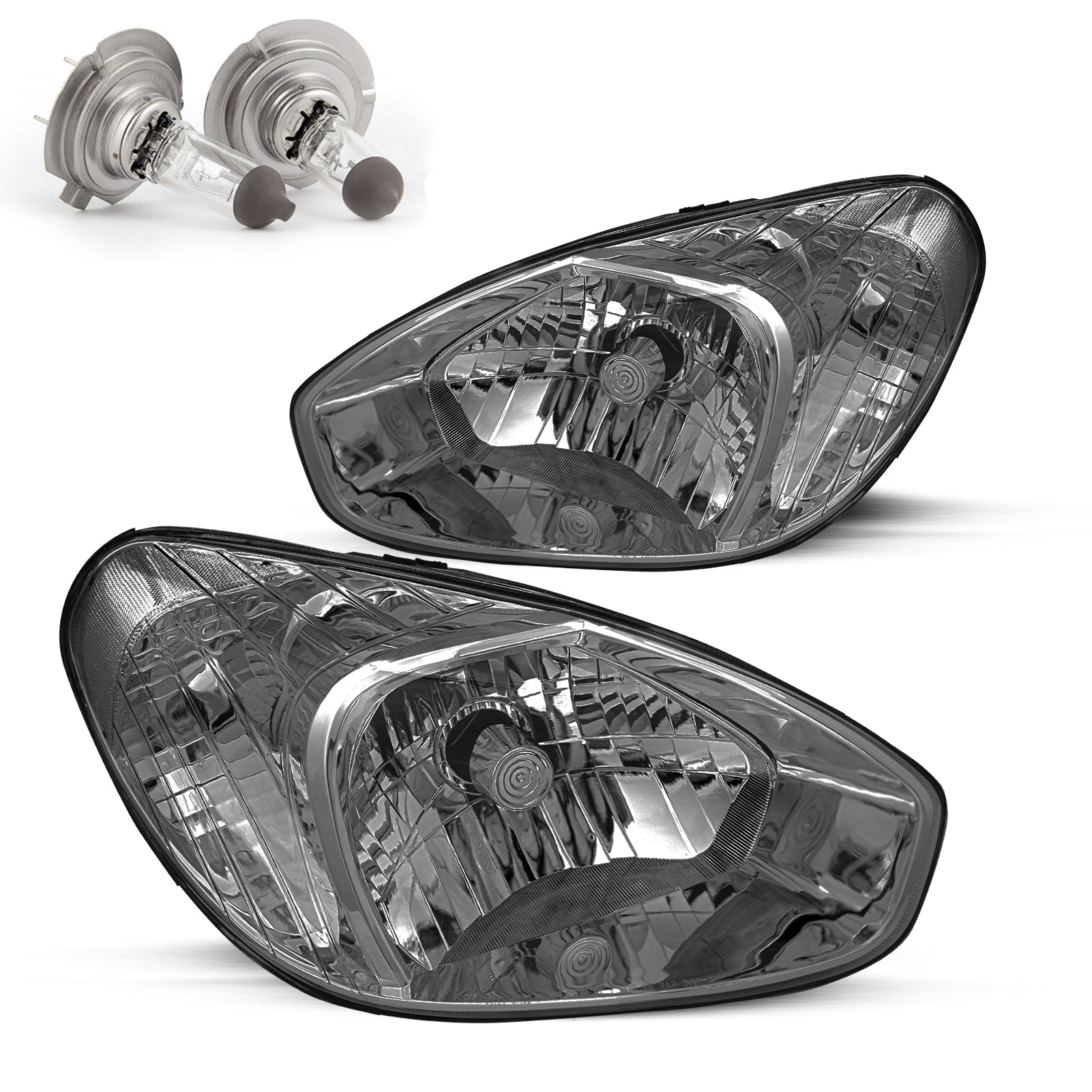 VehicleAid Headlights For 2007-2011 Hyundai Accent