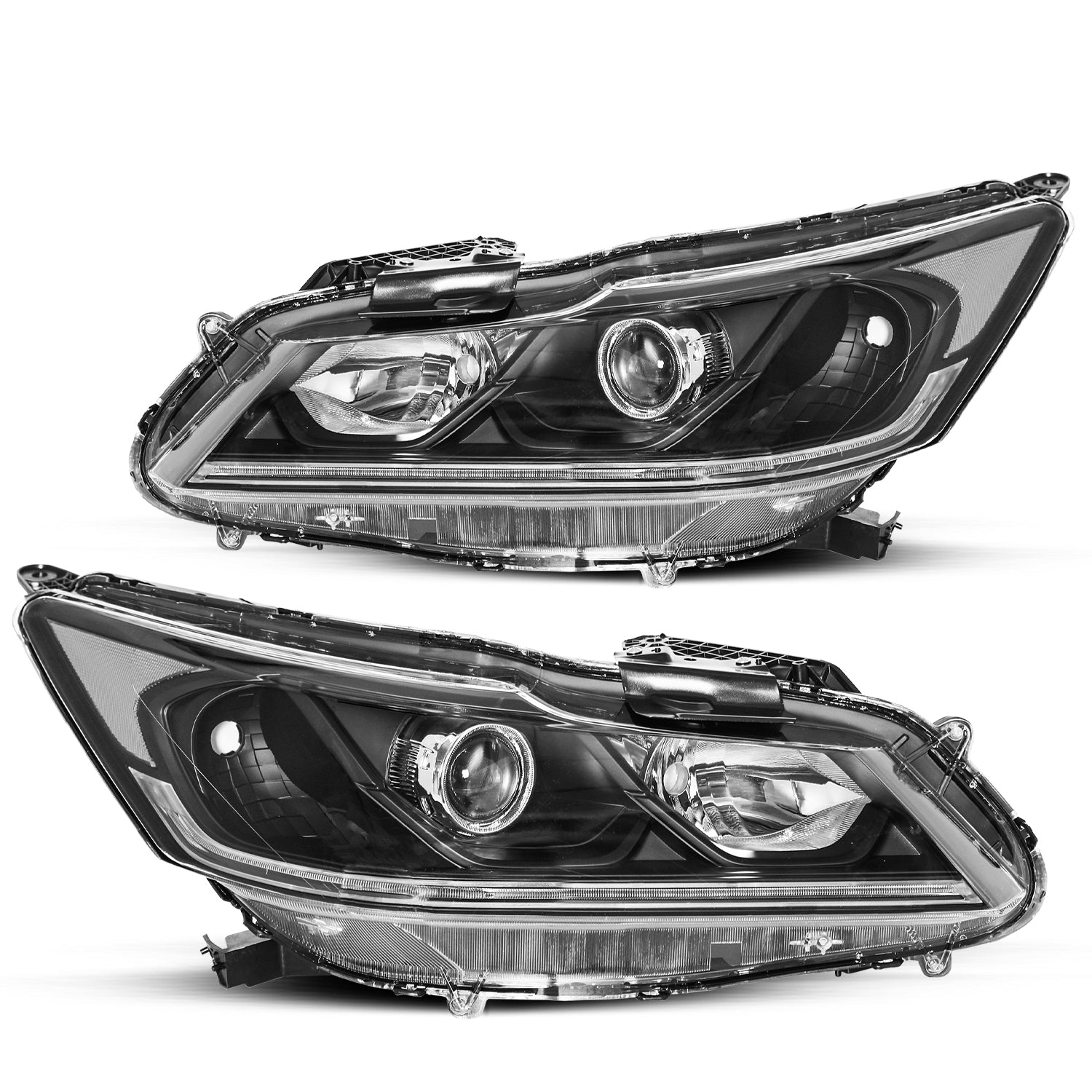 VehicleAid Headlights For 2016-2017 Honda Accord