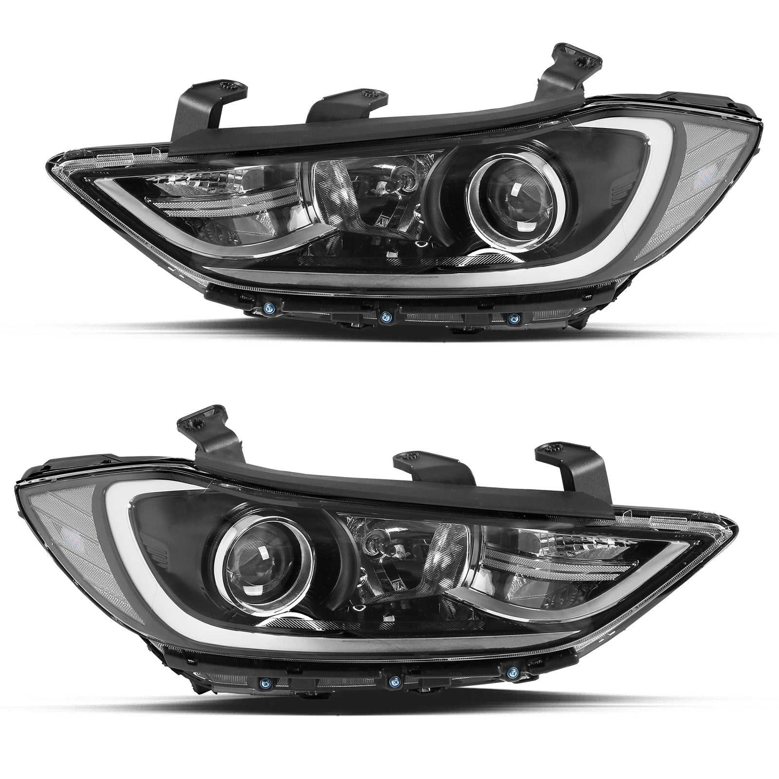 VehicleAid Headlights For 2017-2018 Hyundai Elantra