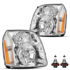 VehicleAid Headlights For 2008-2013 GMC Yukon Hybrid Denali