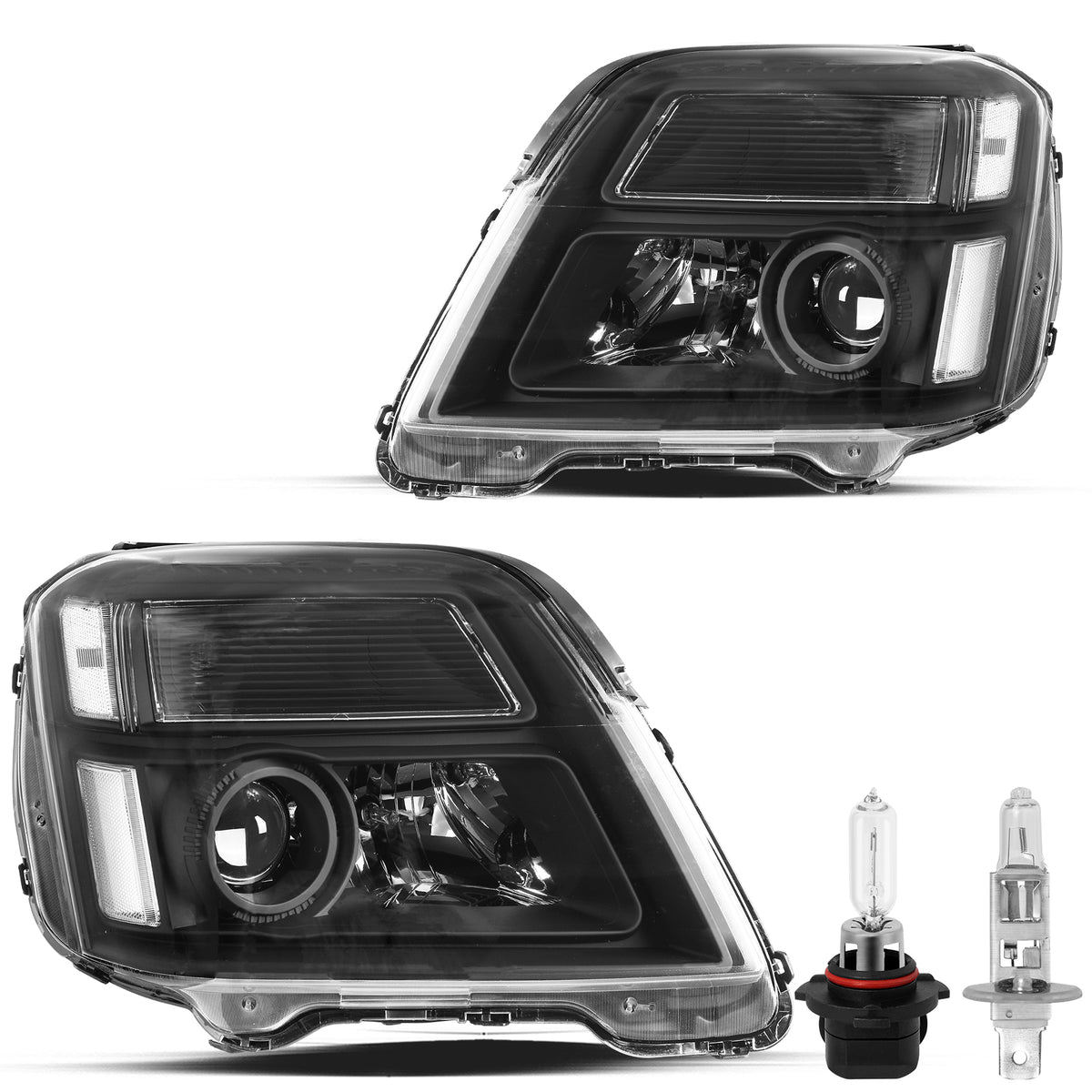 VehicleAid Headlights For 2010-2015 GMC Terrain