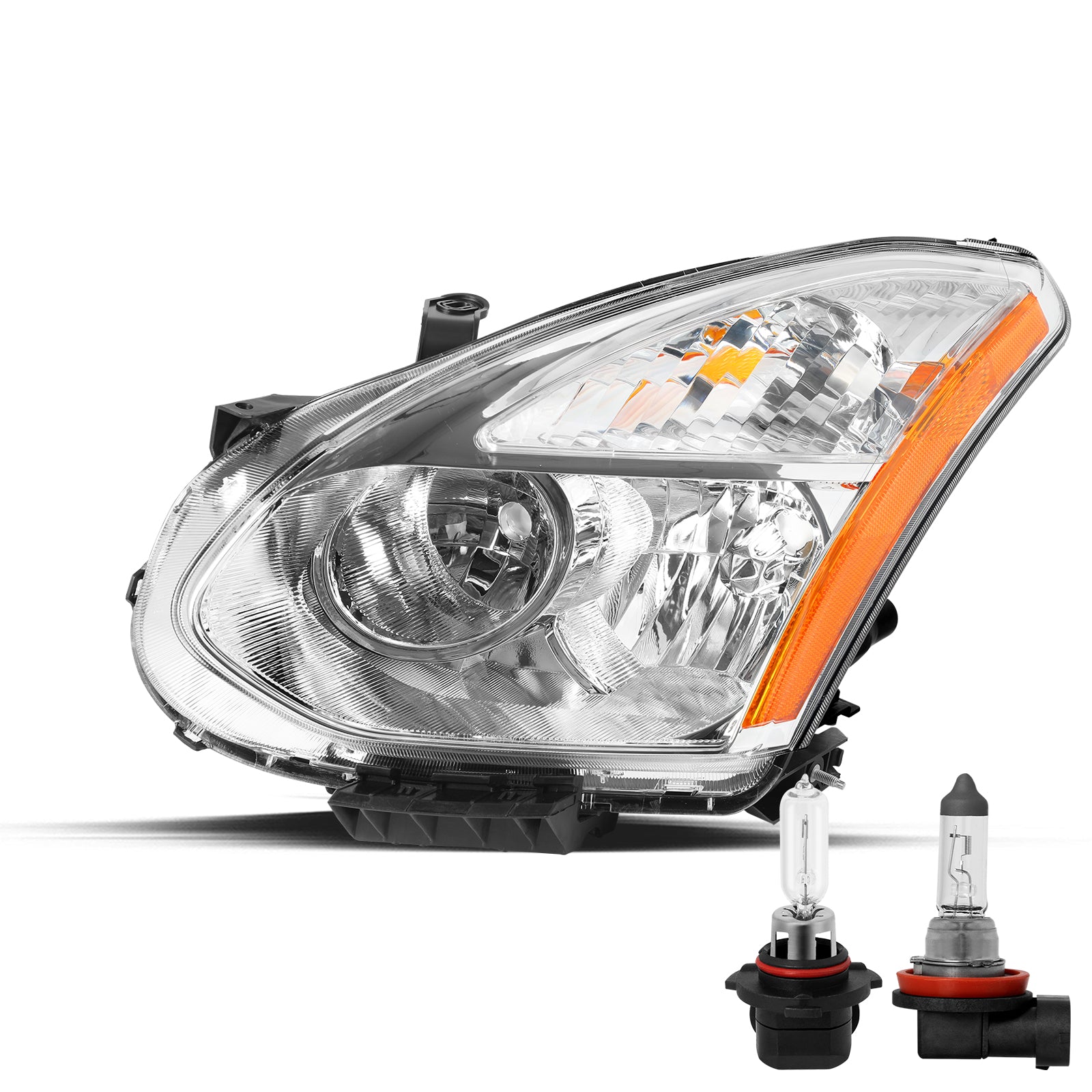 VehicleAid Headlights For 2008-2013 Nissan Rogue