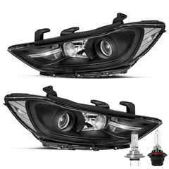 VehicleAid Headlights For 2017-2018 Hyundai Elantra