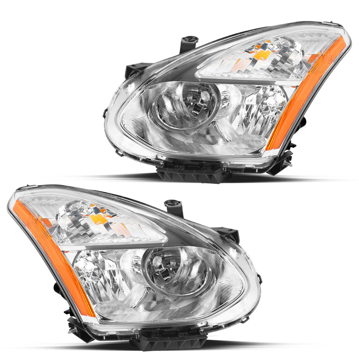 VehicleAid Headlights For 2008-2013 Nissan Rogue