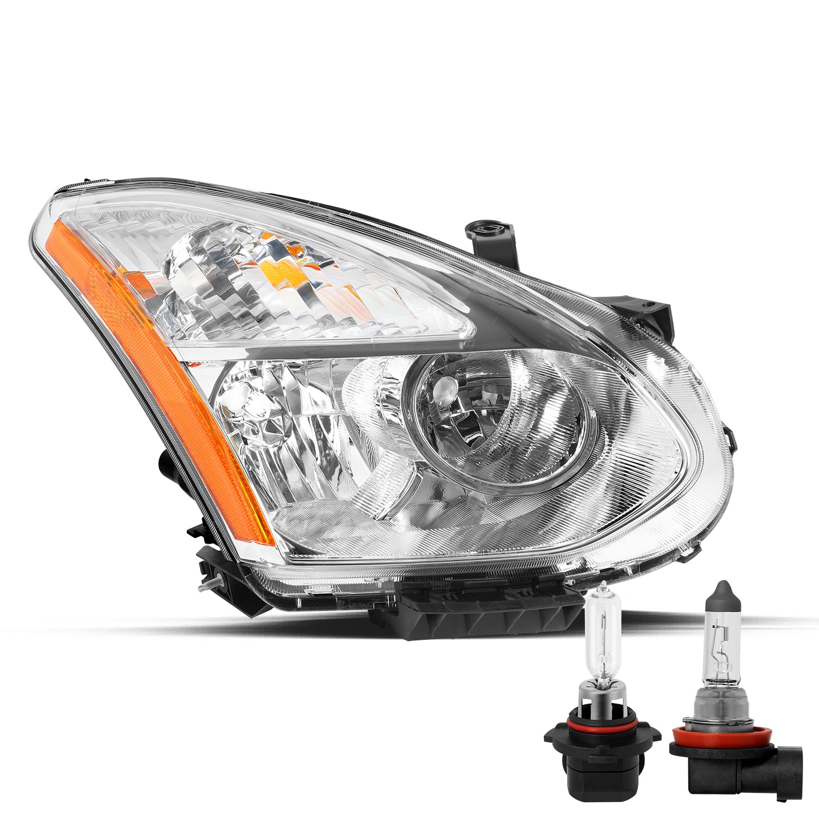 VehicleAid Headlights For 2008-2013 Nissan Rogue