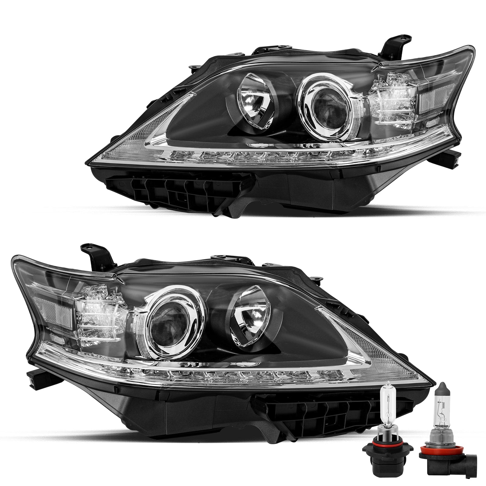 VehicleAid Headlights For 2013-2015 Lexus RX350/ RX450h