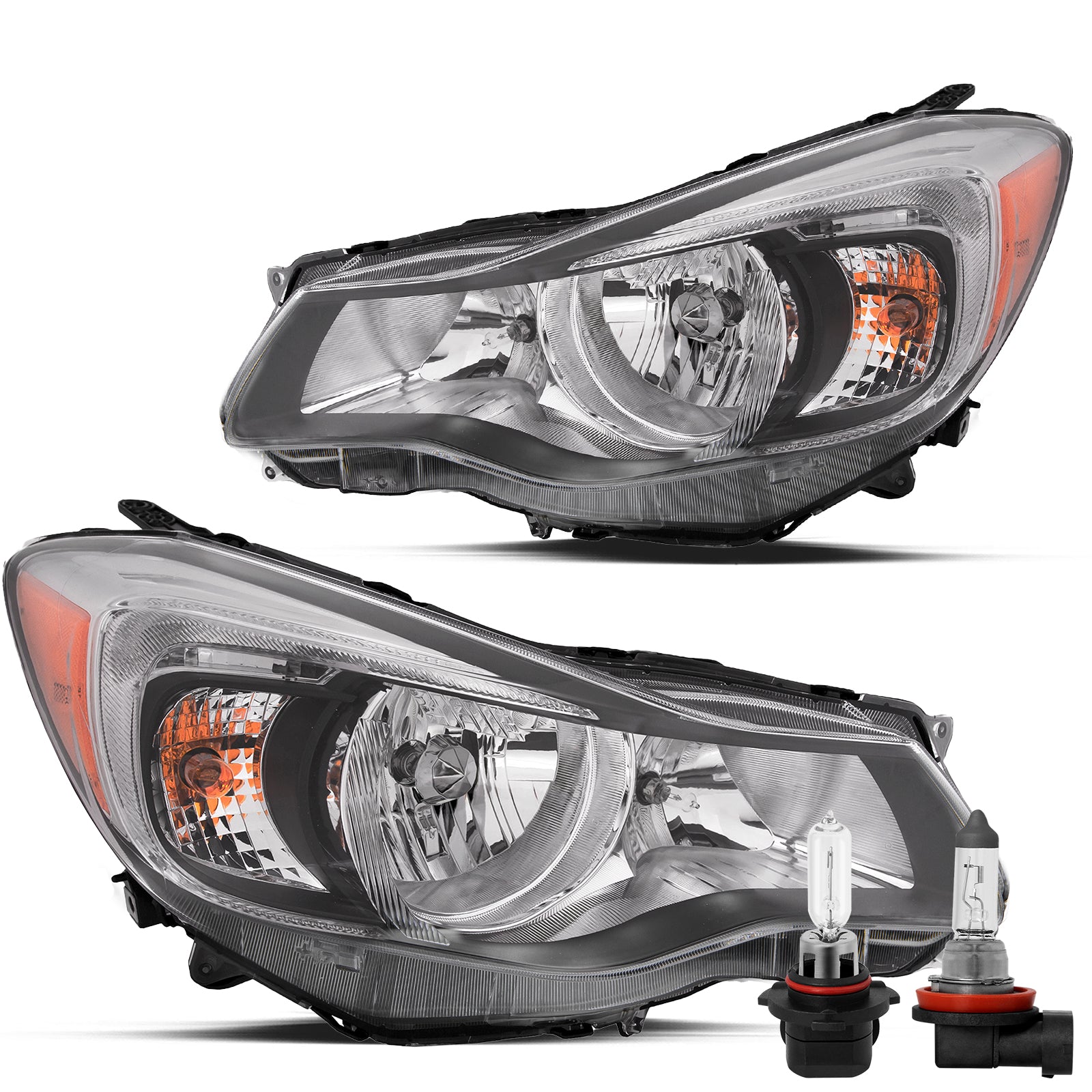 VehicleAid Headlights For 2016 Subaru Crosstrek