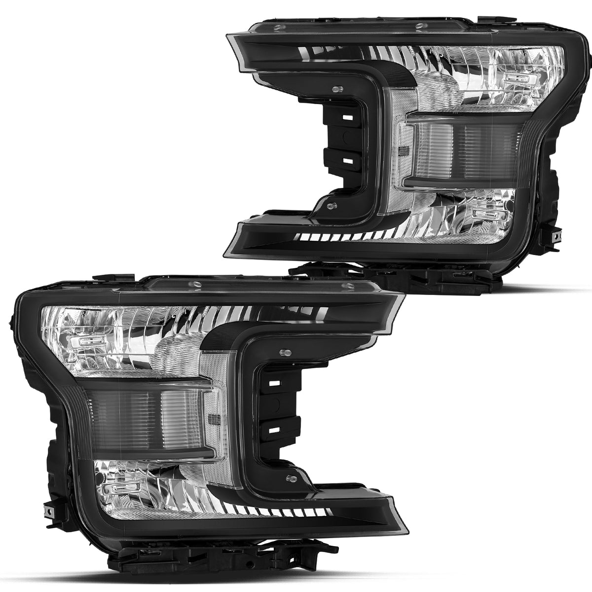 VehicleAid Headlights For 2018-2020 Ford F150