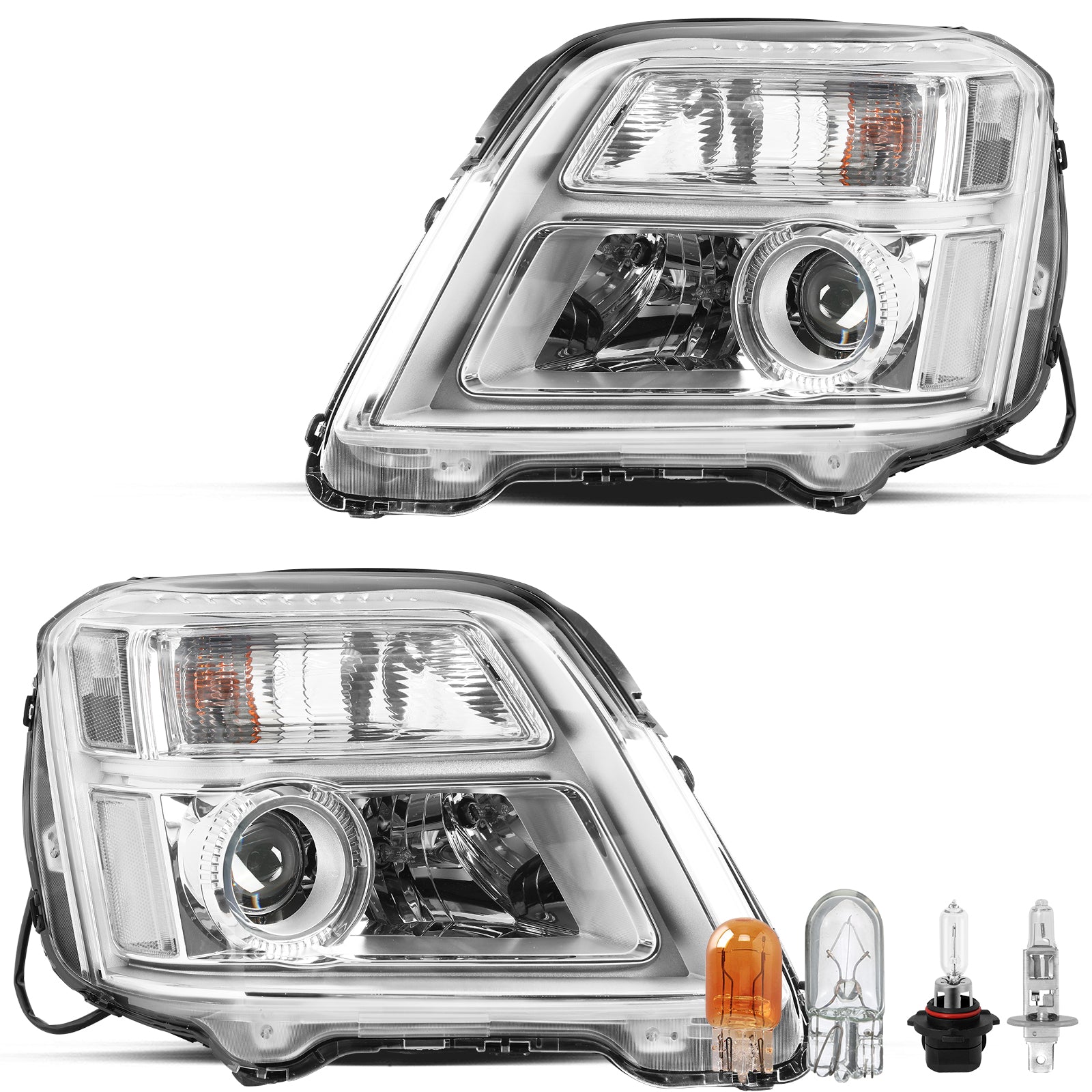 VehicleAid Headlights For 2010-2015 GMC Terrain