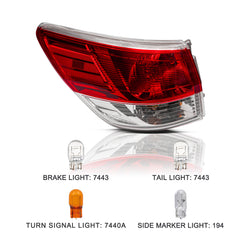 VehicleAid Taillights For 2013-2016 Nissan Pathfinder