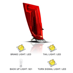 VehicleAid Taillights For 2013-2017 Cadillac XTS