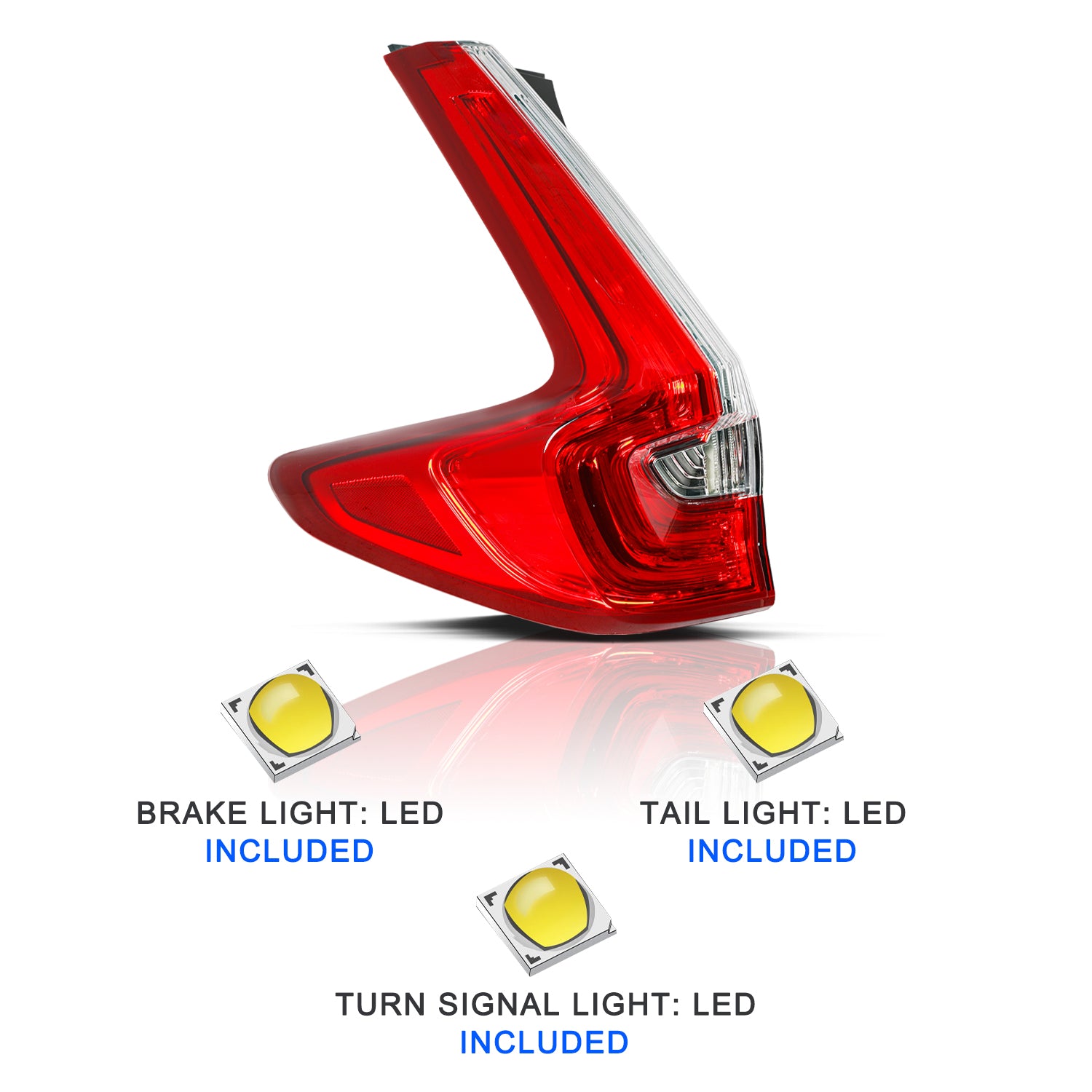 VehicleAid Taillights For 2017-2019 Honda CR-V