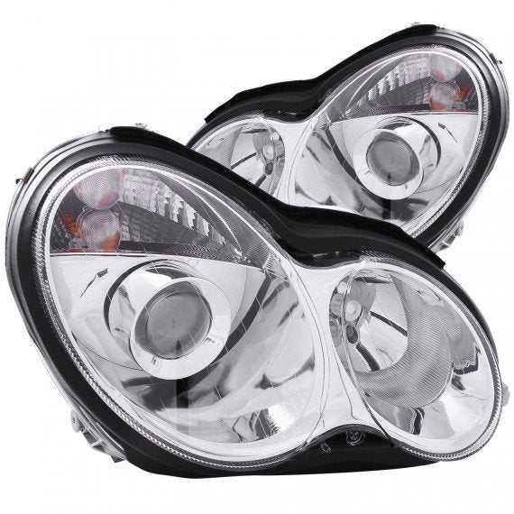 VehicleAid Headlights For 2001-2005 Mercedes-Benz C240