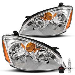 VehicleAid Headlights For 2002-2004 Nissan Altima