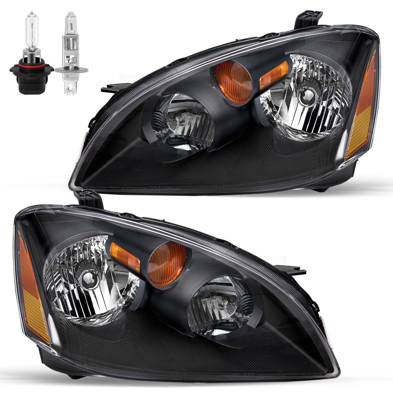 VehicleAid Headlights For 2002-2004 Nissan Altima