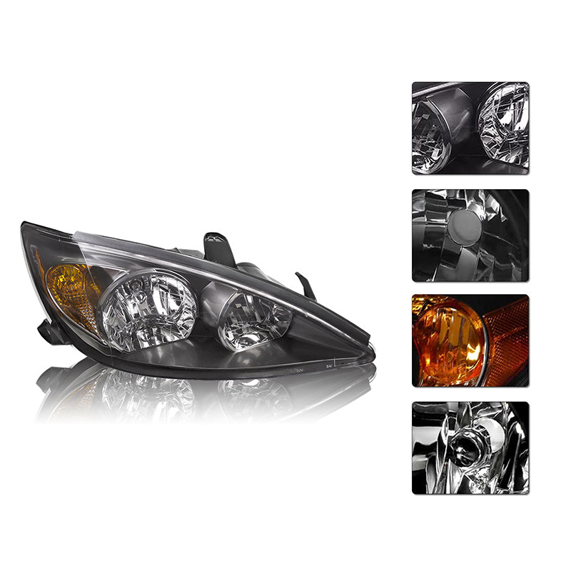 VehicleAid Headlights For 2002-2004 Toyota Camry