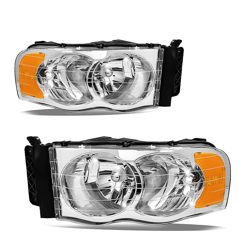 VehicleAid Headlights For 2003-2005 Dodge Ram 3500