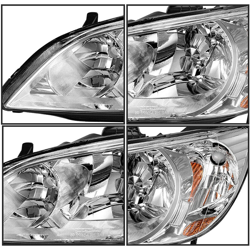 VehicleAid Headlights For 2004-2005 Honda Civic