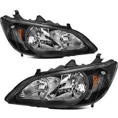 VehicleAid Headlights For 2004-2005 Honda Civic