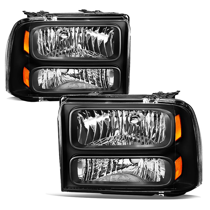 VehicleAid Headlights For 2005-2007 Ford F-450 Super Duty