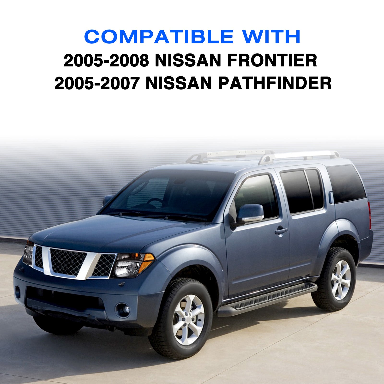 VehicleAid Headlights For 2005-2008 Nissan Frontier