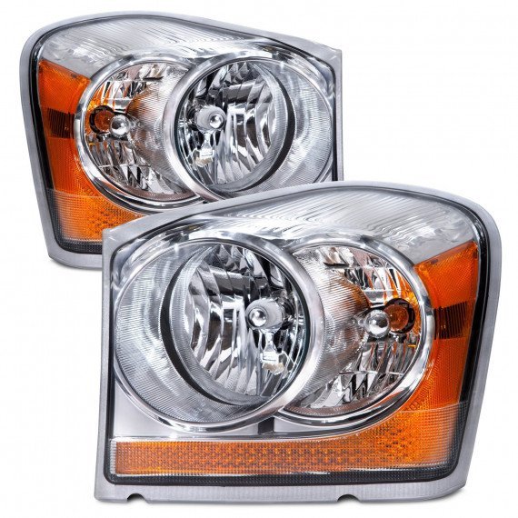 VehicleAid Headlights For 2006 Dodge Durango