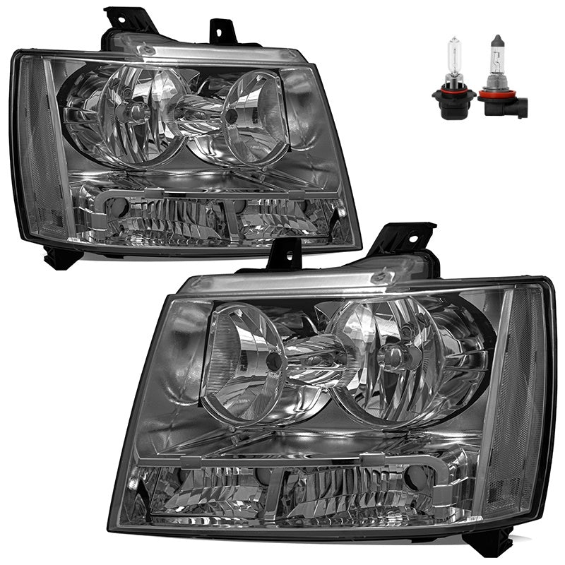 VehicleAid Headlights For 2007-2014 Chevy Tahoe