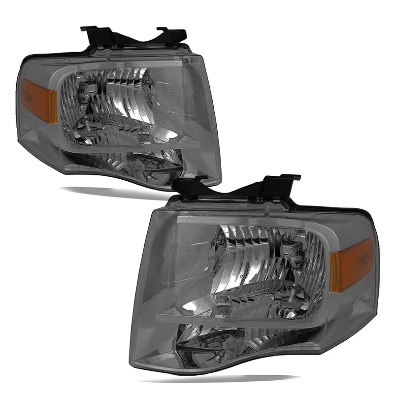 VehicleAid Headlights For 2007-2014 Ford Expedition