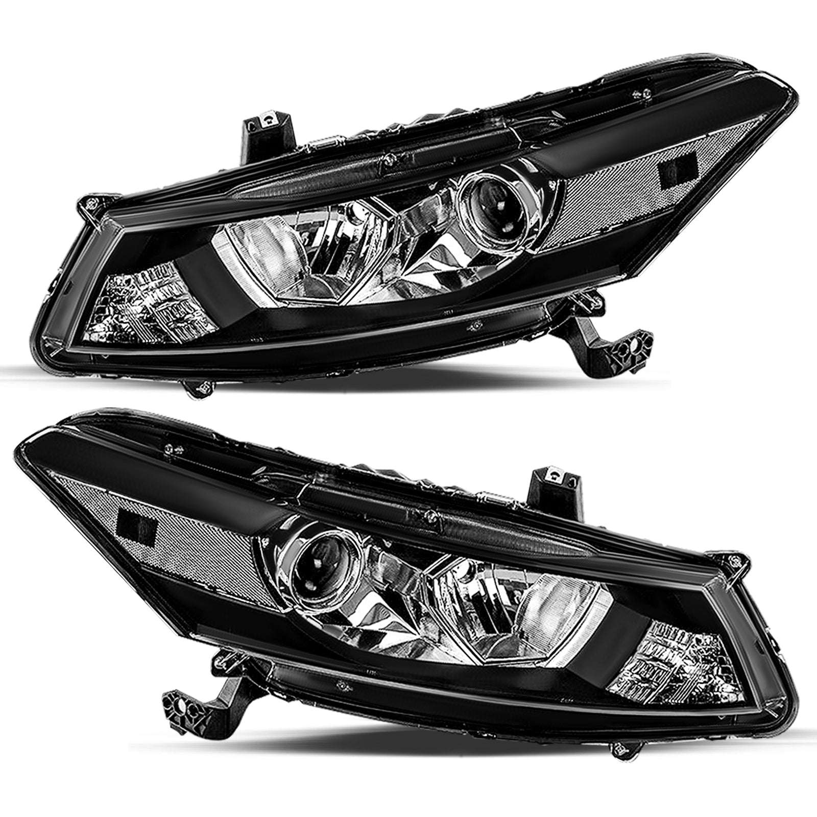 VehicleAid Headlights For 2008-2012 Honda Accord 2-Door Coupe