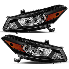 VehicleAid Headlights For 2008-2012 Honda Accord 2-Door Coupe