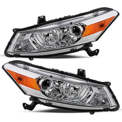 VehicleAid Headlights For 2008-2012 Honda Accord 2-Door Coupe