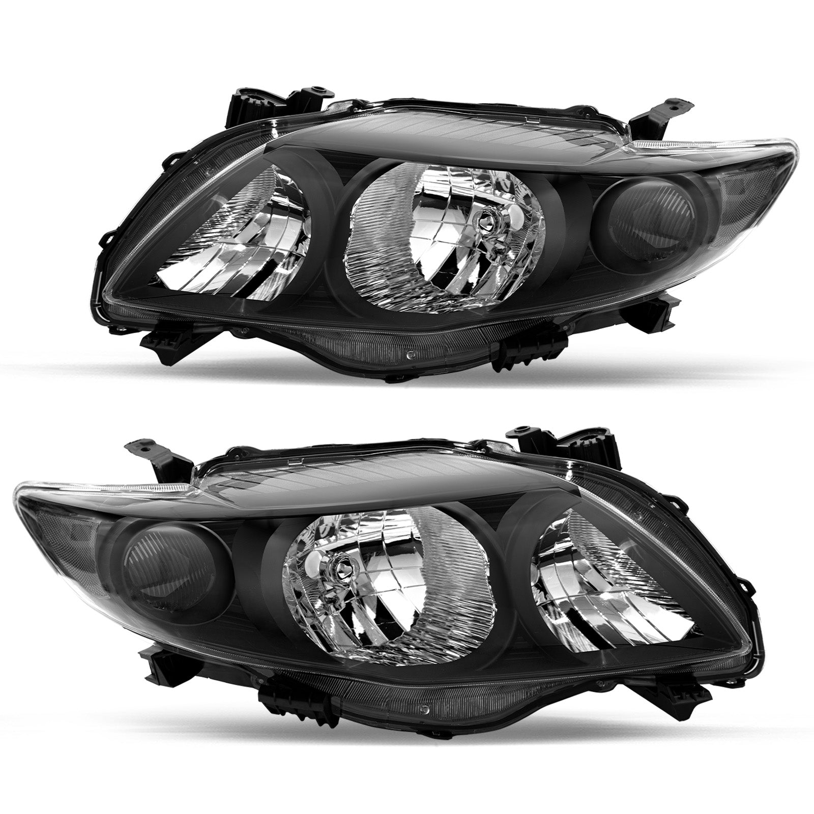 VehicleAid Headlights For 2009-2010 Toyota Corolla