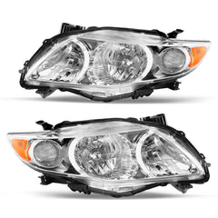 VehicleAid Headlights For 2009-2010 Toyota Corolla