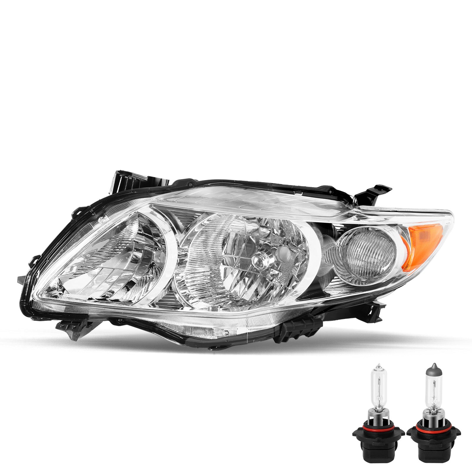 VehicleAid Headlights For 2009-2010 Toyota Corolla