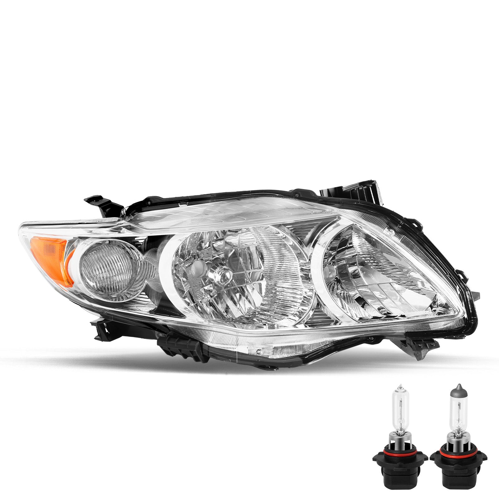 VehicleAid Headlights For 2009-2010 Toyota Corolla