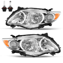 VehicleAid Headlights For 2009-2010 Toyota Corolla