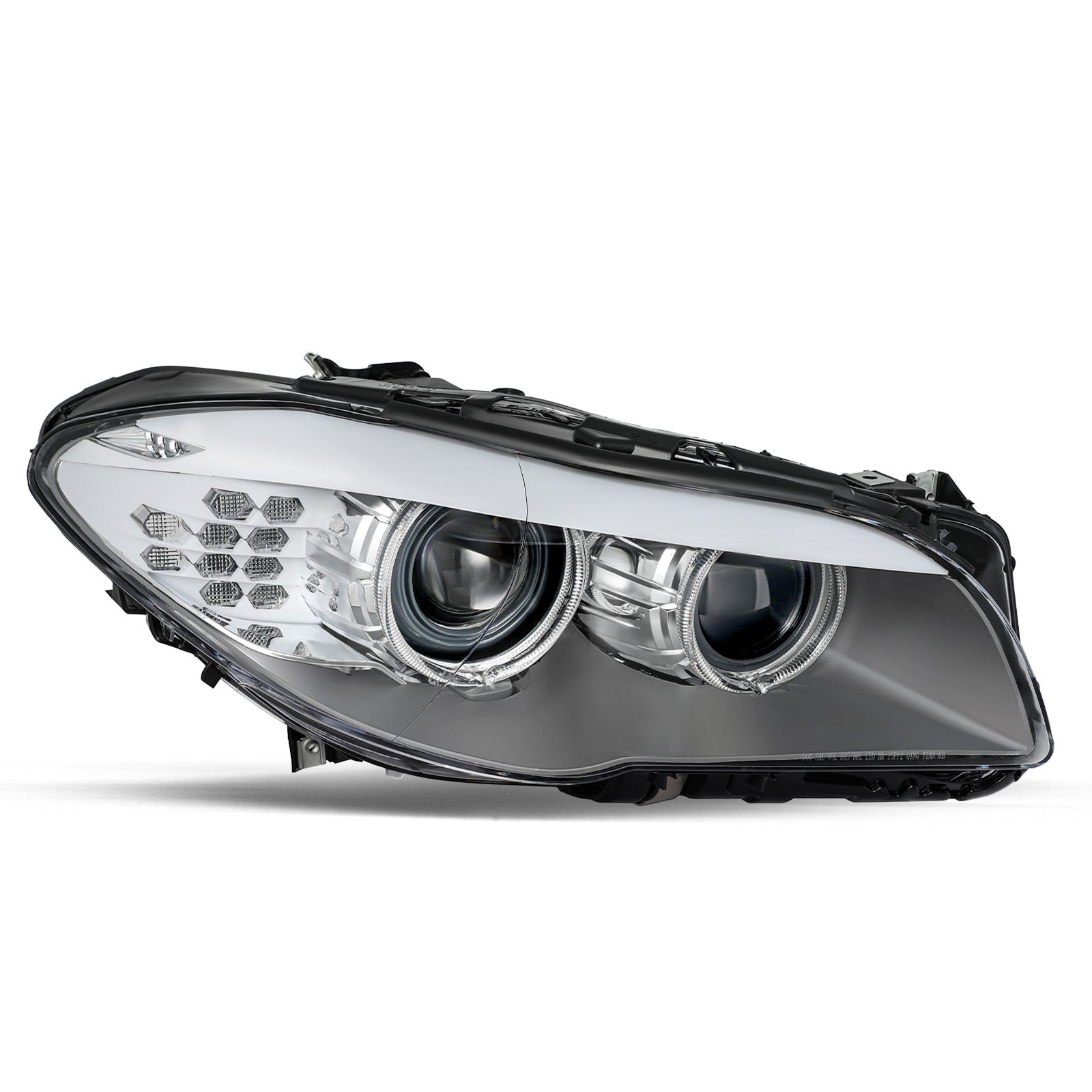 VehicleAid Headlights For 2011-2013 BMW 5 Series F10 F18 528i 535i 550i M5 w/o AFS