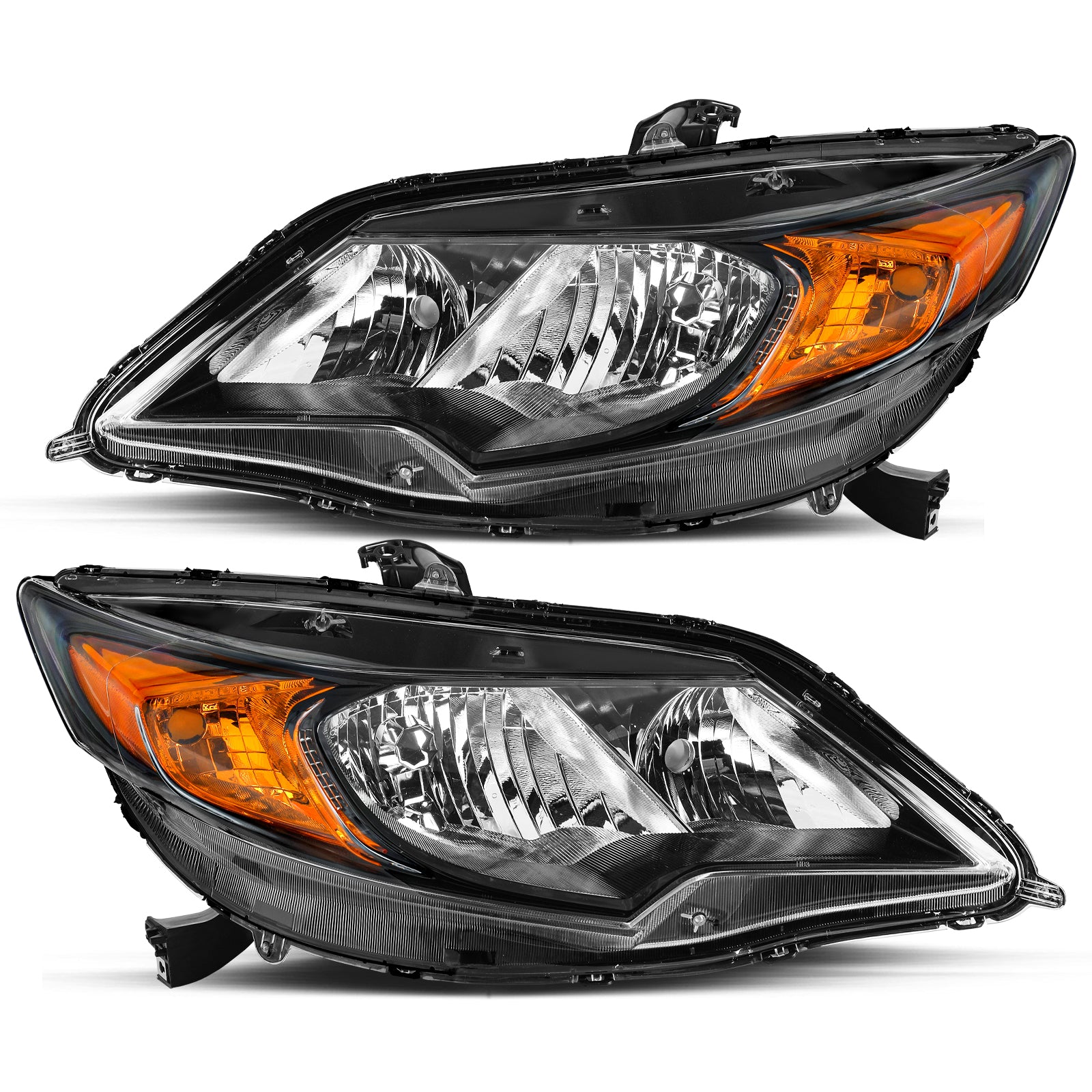 VehicleAid Headlights For 2014-2015 Honda Civic