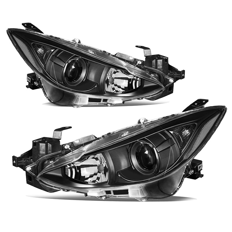 VehicleAid Headlights For 2014-2016 Mazda 3