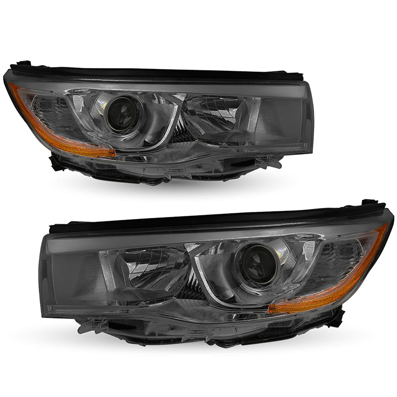 VehicleAid Headlights For 2014-2016 Toyota Highlander