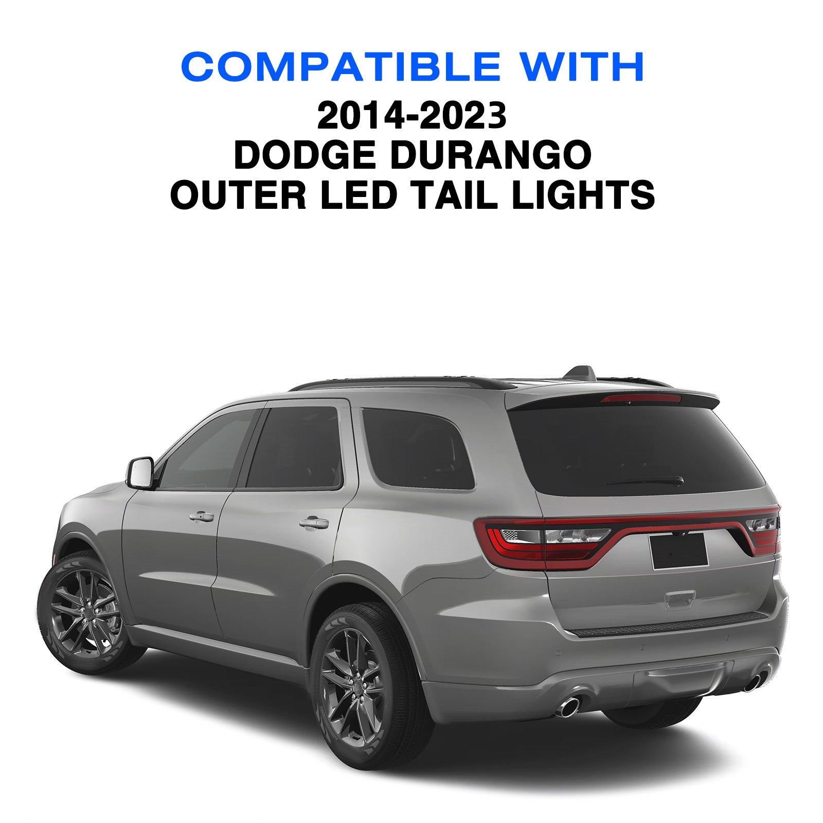 VehicleAid Taillights For 2014-2023 Dodge Durango