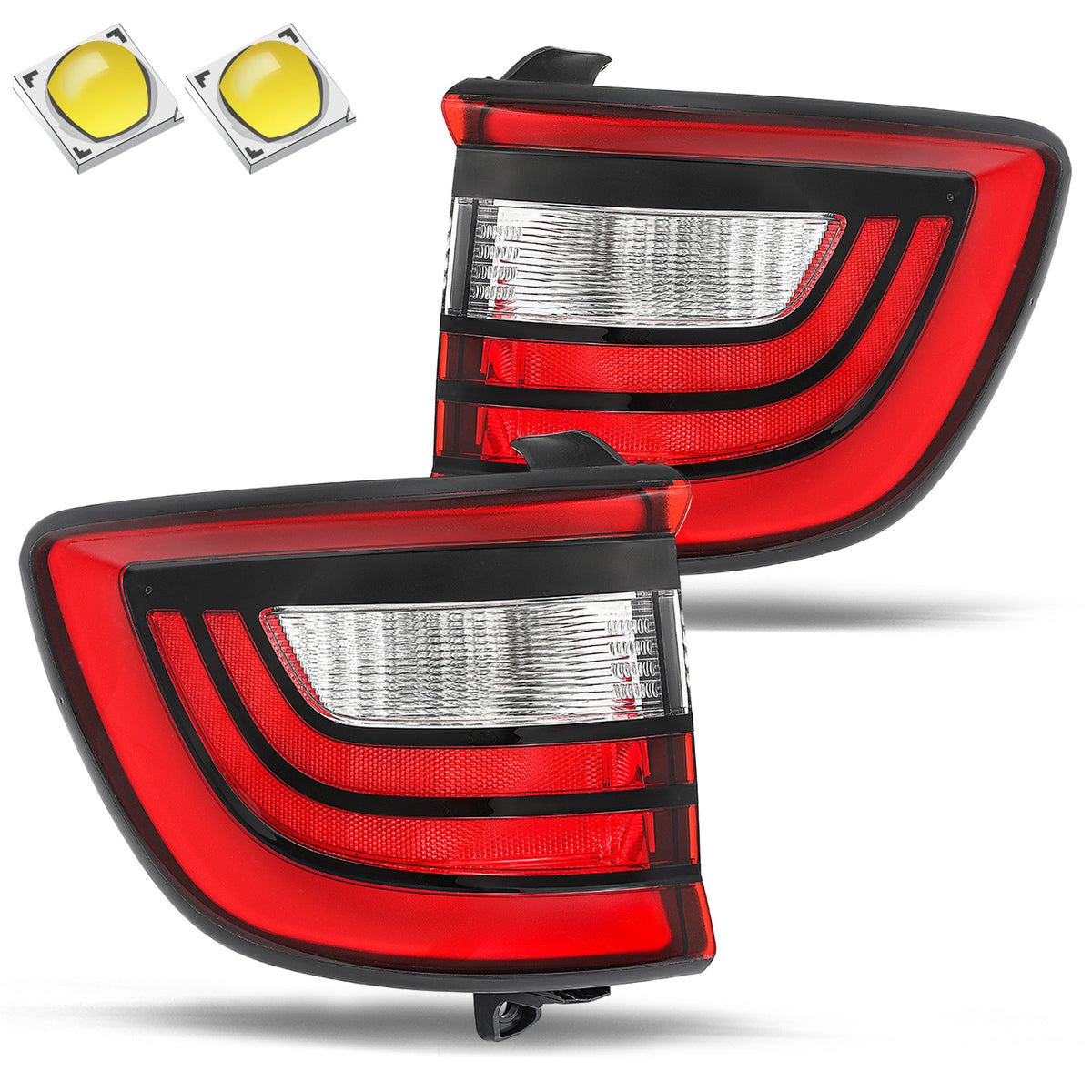 VehicleAid Taillights For 2014-2023 Dodge Durango