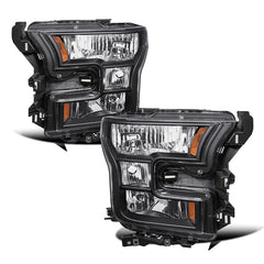 VehicleAid Headlights For 2015-2017 Ford F150