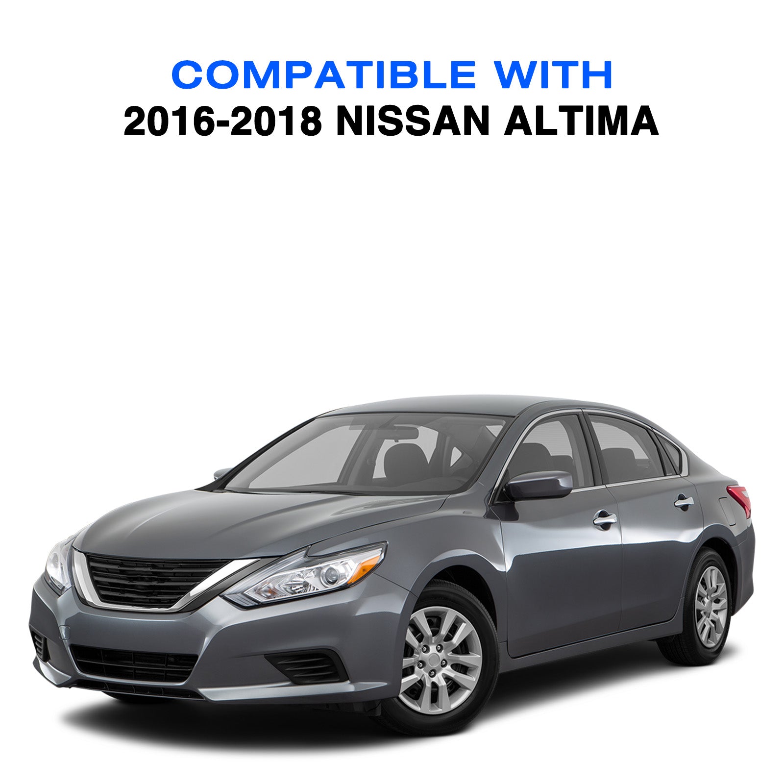 VehicleAid Headlights For 2016-2018 Nissan Altima