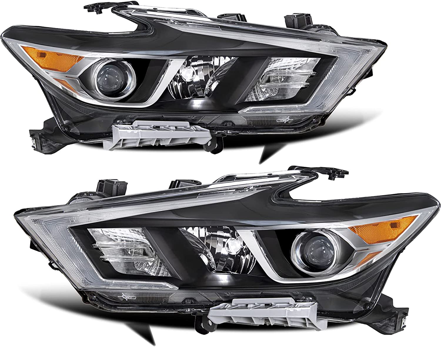 VehicleAid Headlights For 2016-2018 Nissan Maxima