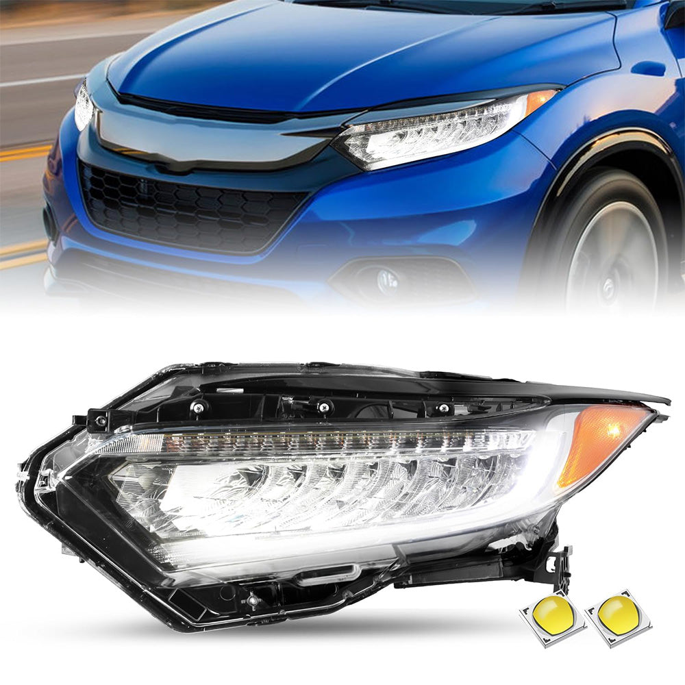 VehicleAid Full LED Headlights For 2019-2022 Honda HR-V