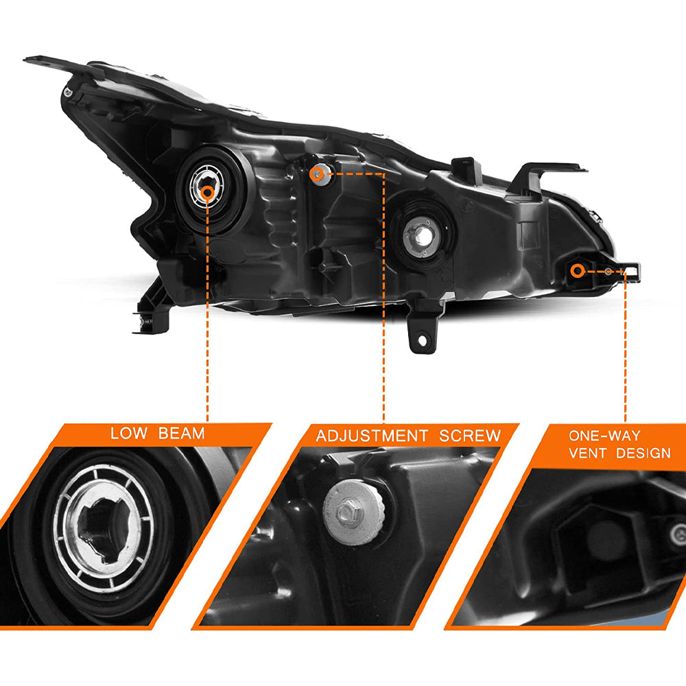 VehicleAid Headlights For 2019-2022 Nissan Altima