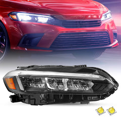 VehicleAid LED Headlights For 2022-2023 Honda Civic